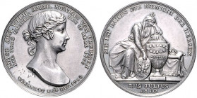 Deutsche Medaillen. 
Brandenburg-Preußen. 
Friedrich Wilhelm III. 1797-1840. Silbermed. 1810, von D. F. Loos, auf den Tod der Königin Luise, Brb. Lu...