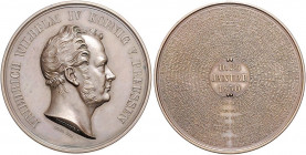 Deutsche Medaillen. 
Brandenburg-Preußen. 
Friedrich Wilhelm IV. 1840-1861. Bronzemed. 1850, v. Schilling bei Loos, auf die Eröffnung des ersten Pre...