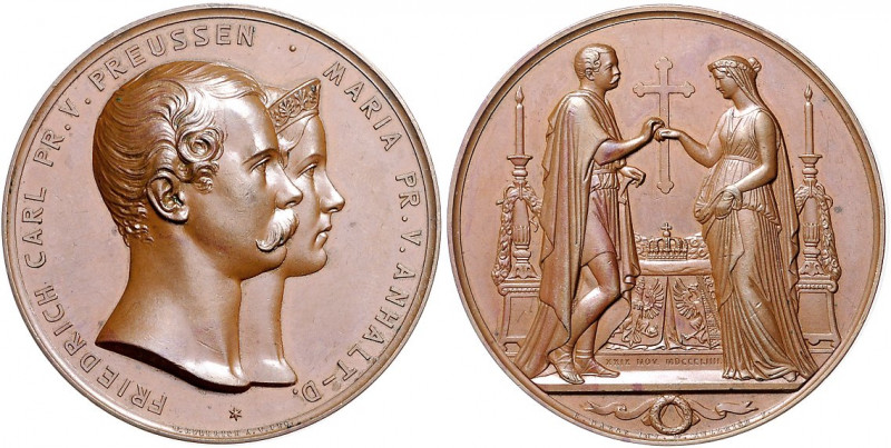 Deutsche Medaillen. 
Brandenburg-Preußen. 
Friedrich Wilhelm IV. 1840-1861. Br...