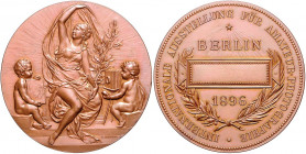 Deutsche Medaillen. 
Brandenburg-Preußen. 
Wilhelm II. 1888-1918. Bronzene Preismed. der Internationalen Ausstellung für Amateur-Photographie in Ber...