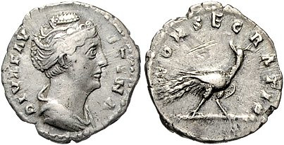 Römische Münzen. 
Kaiserzeit. 
Faustina Maior (Gattin des Antoninus Pius, † 14...