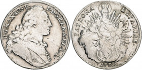Bayern. 
Maximilian III. Joseph 1745-1777. Madonnentaler 1771, München. Hahn&nbsp;307, Schön&nbsp;99. . 

Rs. gering justiert, ss