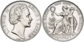 Bayern. 
Ludwig II. 1864-1886. Siegestaler 1871. Jaeger&nbsp;110, AKS&nbsp;188, Kahnt&nbsp;132. . 

winz. Rdu, vz