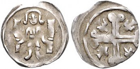 Brandenburg/-Preußen. 
Otto IV., Otto V. u. weitere Markgrafen 1267-1308. Denar, 0,91 g. Da.&nbsp;141. . 

ss-vz