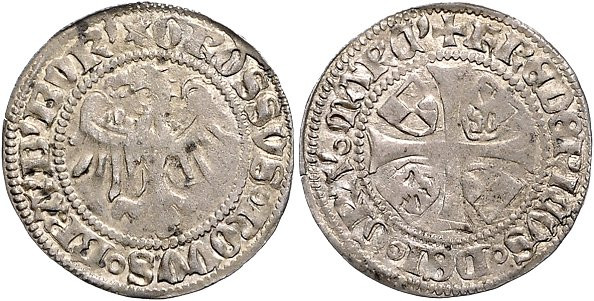 Brandenburg/-Preußen. 
Friedrich II. 1440-1470. Groschen, Brandenburg, 2,38 g. ...