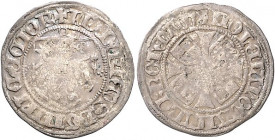 Brandenburg/-Preußen. 
Friedrich II. 1440-1470. Groschen, Rathenow, 2,34 g. Bahrf.&nbsp;II/&nbsp;38. . 

f. ss-ss
