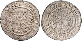 Brandenburg/-Preußen. 
Joachim I. 1499-1535. Groschen 1514, Frankfurt/Oder, 2,49 g. Bahrf.&nbsp;II/&nbsp;147. . 

Schrötlingsriss, sonst gutes ss