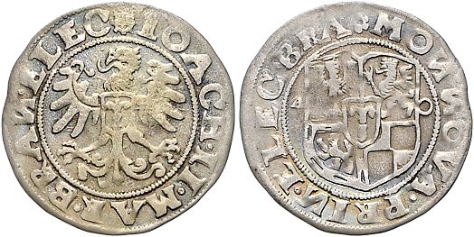 Brandenburg/-Preußen. 
Joachim II. 1535-1571. Groschen 1540, Berlin. Bahrf.&nbs...