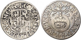 Brandenburg/-Preußen. 
Georg Wilhelm 1619-1640. Groschen 1625 IP, Cöln. Bahrf.&nbsp;II/&nbsp;736a. . 

ss