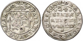 Brandenburg/-Preußen. 
Friedrich Wilhelm 1640-1688. Groschen 1667 IL (Berlin), Bahrf. III/222. . 

gutes ss