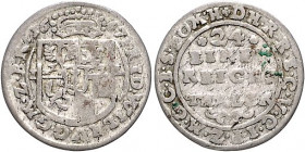 Brandenburg/-Preußen. 
Friedrich Wilhelm 1640-1688. Groschen 1667 IL (Berlin), Bahrf. III/222. . 

ss