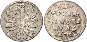 Brandenburg/-Preußen. 
Friedrich Wilhelm 1640-1688. 3 Pfennige 1676 CS, Berlin, Bahrf. III/315e. . 

ss