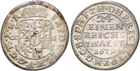 Brandenburg/-Preußen. 
Friedrich Wilhelm 1640-1688. Groschen 1679 LCS (Halberstadt). v.&nbsp;Schrötter&nbsp;1360ff. . 

ss