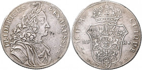 Brandenburg/-Preußen. 
Königreich ab 1701. Friedrich I. 1701-1713. 2/3 Taler 1709 HFH (Magdeburg). Martin&nbsp;18, v.&nbsp;Schrötter&nbsp;136. . 

...