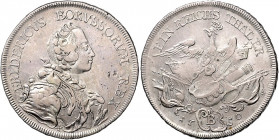 Brandenburg/-Preußen. 
Friedrich II. 1740-1786. Taler 1750 B. Old.&nbsp;28a. \b. 

winzige Sf, ss