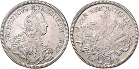 Brandenburg/-Preußen. 
Friedrich II. 1740-1786. Taler 1751 B. Old.&nbsp;28b. \b. 

leicht justiert, ss-f. vz