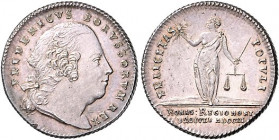 Brandenburg/-Preußen. 
Friedrich II. 1740-1786. Silberabschlag vom Dukaten 1740, auf die Huldigung zu Königsberg, 7,30 g (1/4-Talergewicht). Old.&nbs...