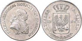 Brandenburg/-Preußen. 
Friedrich Wilhelm II. 1786-1797. 1/3 Taler 1786 A. Old.&nbsp;4, J.&nbsp;22, v.&nbsp;Schrötter&nbsp;53. . 

ss-vz
