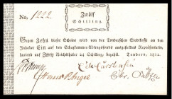 Altdeutsche Ausgaben. 
Schleswig-Holstein. 
Tondern. 12 Schilling 1812. Pick/Rixen&nbsp;A&nbsp;647. . 

kfr