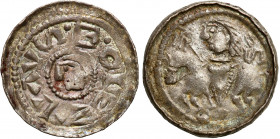COLLECTION Medieval coins
POLSKA / POLAND / POLEN / SCHLESIEN / GERMANY

Bolesław II Śmiały (1058-1080). Denar książęcy (1070-1076) - litera S - Kr...