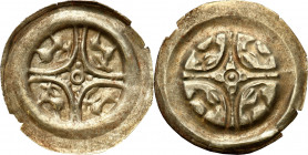 COLLECTION Medieval coins
POLSKA / POLAND / POLEN / SCHLESIEN / GERMANY

Mieszko III Stary. Brakteat - Łuki tworzące krzyż - BEAUTIFUL RARE 

Aw....