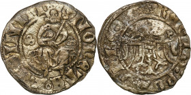 COLLECTION Medieval coins
POLSKA / POLAND / POLEN / SCHLESIEN / GERMANY

Kazimierz III Wielki. Kwartnik duży (Half Grosz), Krakow (Cracow) - HYBRYD...
