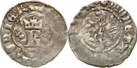 COLLECTION Medieval coins
POLSKA / POLAND / POLEN / SCHLESIEN / GERMANY

Kazimierz III Wielki. Kwartnik ruski - RARITY R5 

Aw.: Ukoronowana lite...