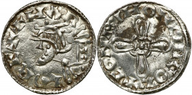 Medieval coins collection - WORLD
POLSKA / POLAND / POLEN / SCHLESIEN / GERMANY

Harold I Harefoot (1035-1040). Denar typu jewel cross - BEAUTIFUL ...