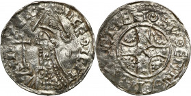 Medieval coins collection - WORLD
POLSKA / POLAND / POLEN / SCHLESIEN / GERMANY

Denmark. Hardeknud, 1035-1042. Denar, Ribe - RARE 

Aw.: Stylizo...