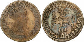 Sigismund II August
POLSKA/ POLAND/ POLEN/ LITHUANIA/ LITAUEN

Zygmunt II August. Trojak - 3 grosze (Groschen) 1562, Lithuania, Vilnius - Pretty 
...