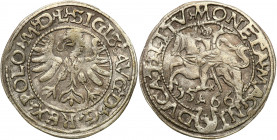 Sigismund II August
POLSKA/ POLAND/ POLEN/ LITHUANIA/ LITAUEN

Zygmunt II August .Half Grosz (Groschen) 1566, Tykocin - RARITY R5; 

Bardzo rzadk...