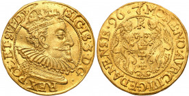 Sigismund III Vasa 
POLSKA/ POLAND/ POLEN/ LITHUANIA/ LITAUEN

Zygmunt III Waza. Ducat (Dukaten) 1596 Gdansk (Danzig) RARITY R7 

Aw.: Szerokie p...