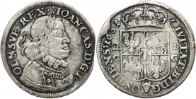 John II Casimir 
POLSKA/ POLAND/ POLEN/ LITHUANIA/ LITAUEN

Jan ll Kazimierz. Ort (18 groszy - groschen) 1651, Bydgoszcz - RARITY R4 

Aw.: Popie...