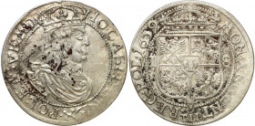 John II Casimir 
POLSKA/ POLAND/ POLEN/ LITHUANIA/ LITAUEN

Jan ll Kazimierz. Ort (18 groszy - groschen) 1659 TLB, Krakow (Cracow) 

Aw.: Popiers...