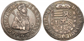 World coins 
WORLD COINS

Austria. Ferdynand II (1564-1595). 2 taler (doppeltaler) no date Hall - RARE 

Aw.: Półpostać księcia w prawo, legenda ...
