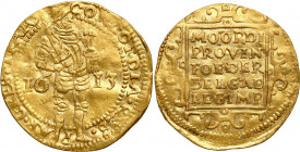 World coins 
WORLD COINS

Netherlands. Utrecht. Ducat (Dukaten) 1613 

Aw.: Stojący rycerz z mieczem i pękiem strzał. W tle data 1613, w otoku na...