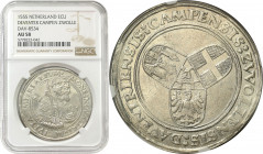 World coins 
WORLD COINS

Netherlands. Deventer, Campen i Zwolle. Karol V (1519 - 1558) Taler (thaler) (Ecu) 1555, NGC AU58 (2 MAX) 

Aw.: Półpos...