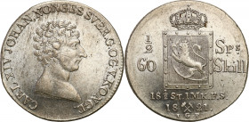 World coins 
WORLD COINS

Norway. Karl XIV Johan (1818-1844). 1/2 speciedaler 1821 - RARE 

Aw.: Popiersie władcy w prawo. W otoku: CAROL XIV JOH...