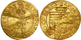 World coins 
WORLD COINS

Germany. Teutonic Order. Maksymilian III Habsburg (1590-1618) Ducat (Dukaten) no date, Hall - RARE 

Ciekawy typ monety...