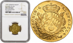 World coins 
WORLD COINS

Germany. Bayern (Bavaria). Karl Theodor (1777-1799) Ducat (Dukaten) 1787, Munich NGC UNC 

Aw.: Popiersie elektora w pr...
