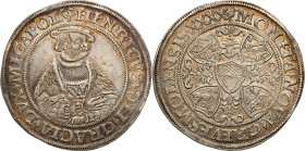 World coins 
WORLD COINS

Germany. Mecklenburg. Heinrich V (1534-1552). Taler (thaler) (1540) Grevesmühlen - Pretty 

Aw.: Popiersie władcy w pra...