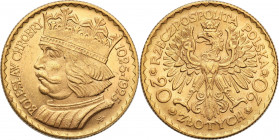 Poland II Republic - Circulation coins
POLSKA / POLAND / POLEN / POLOGNE / POLSKO

II RP. 20 zloty 1925 Chrobry 

Moneta coraz bardziej doceniana...