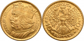 Poland II Republic - Circulation coins
POLSKA / POLAND / POLEN / POLOGNE / POLSKO

II RP. 10 zloty 1925 Bolesław Chrobry 

Moneta coraz bardziej ...