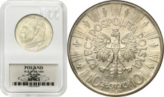 Poland II Republic - Circulation coins
POLSKA / POLAND / POLEN / POLOGNE / POLSKO

II RP. 10 zloty 1934 Pilsudski GCN MS63 - RARE ROCZNIK 

Najrz...