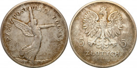 Poland II Republic - Circulation coins
POLSKA / POLAND / POLEN / POLOGNE / POLSKO

II RP. 5 zloty 1931 Nike - RARE ROCZNIK 

Rzadki rocznik 5 zło...