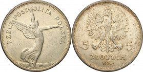 Poland II Republic - Circulation coins
POLSKA / POLAND / POLEN / POLOGNE / POLSKO

II RP. 5 zloty 1930 Nike RARE ROCZNIK 

Bardzo ładnie zachowan...