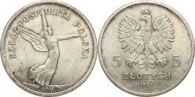 Poland II Republic - Circulation coins
POLSKA / POLAND / POLEN / POLOGNE / POLSKO

II RP. 5 zloty 1928 Nike with mint mark 

Menniczej świeżości ...