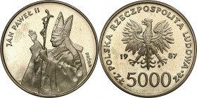 PROBE coins Poland after 1945
POLSKA / POLAND / POLEN / PATTERN / PROBE / PROBAIII RP. PROBE / SPECIMEN

PROBE Nickel 5.000 zloty 1987 Pope John Pa...