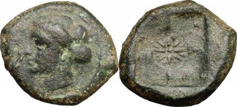 Sicily. Syracuse. Second Democracy (466-405 BC). AE 18mm, 410-405 BC. Obv. Head ...