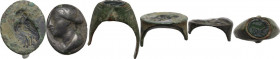 Lot of 3 broken rings. Greek to Roman period.